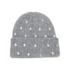 y2k5 Y2K Rhinestone Knit Beanie – Custom Logo Warm Winter Hat