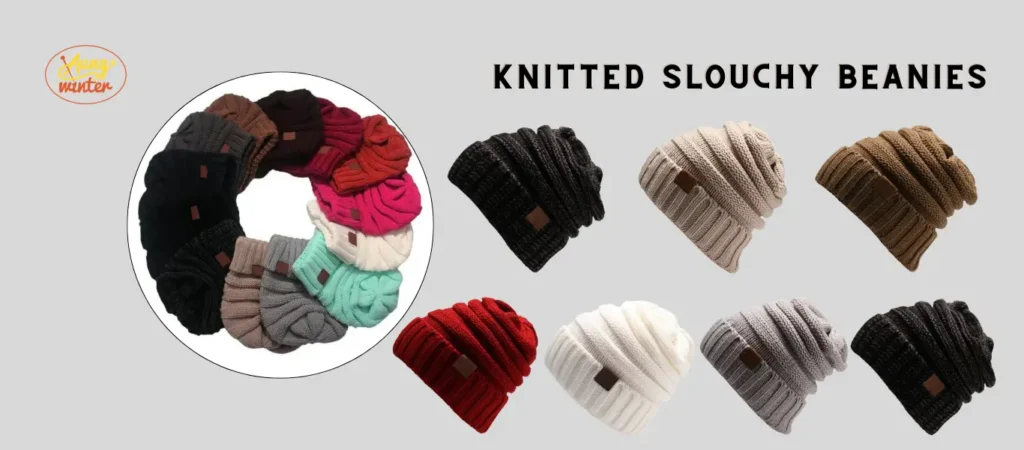 9. Knitted Slouchy Beanies