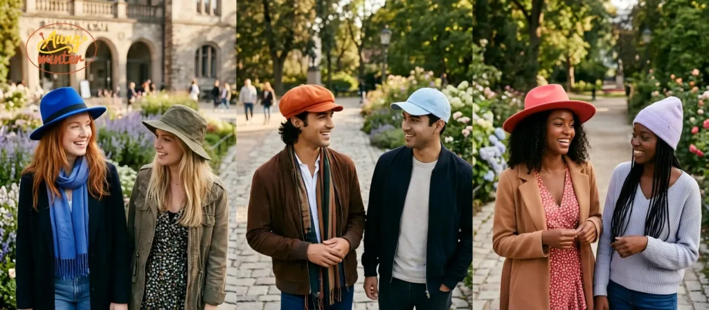 PEOPLE WEAR HATS IN DIFFERENT COLORS(Color Matters The Right Color Shade Can Brighten Our Complexion)