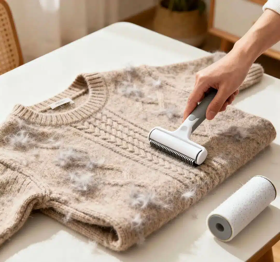 pull qui bouloche