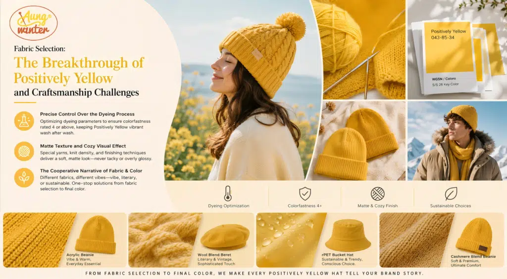 Different fabrics for Positively Yellow