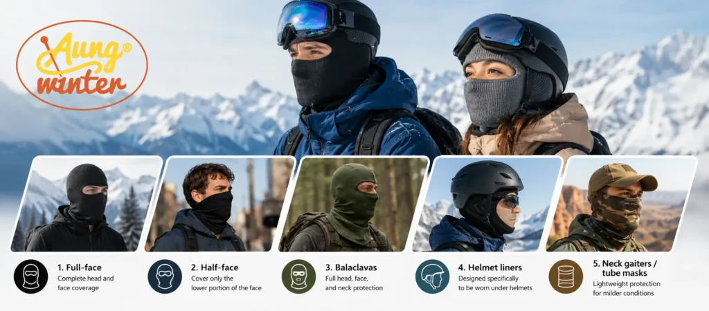 Skimasken-Familien (5 Typen)